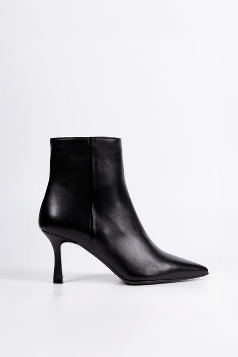 TRONCHETTO DONNA IN PELLE NERO 3022