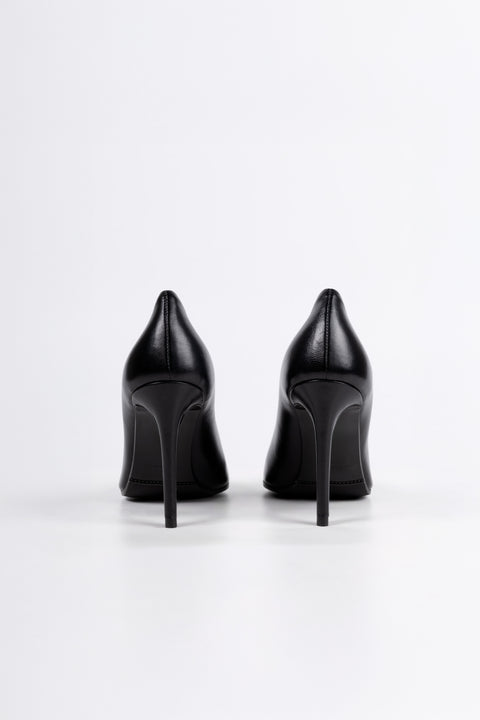 DECOLLETE' IN PELLE NERO 4088