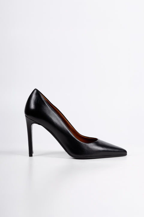 DECOLLETE' IN PELLE NERO 4088