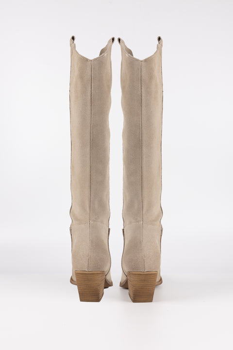 TEXANO IN CAMOSCIO BEIGE DOLCE VITA 101 L/S