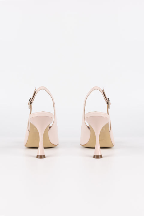 SANDALO CON FIOCCO  IN PELLE NUDE GF925