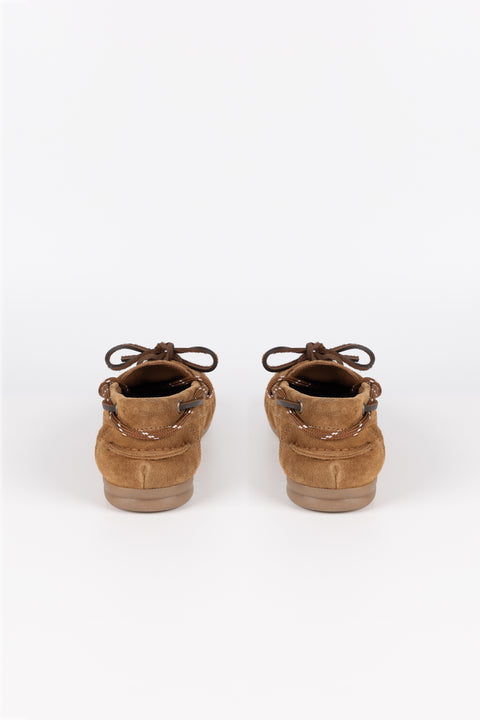MOCASSINO IN CAMOSCIO CUOIO CON STRINGHE NAPOLI 01