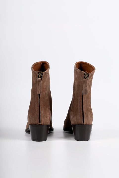 STIVALETTO IN CAMOSCIO TAUPE NERISSA 12081/4