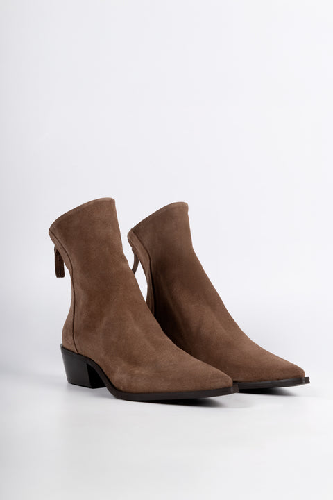 STIVALETTO IN CAMOSCIO TAUPE NERISSA 12081/4
