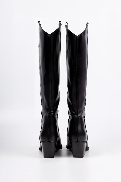 TEXANI IN PELLE NERO DOLCE VITA 101 L