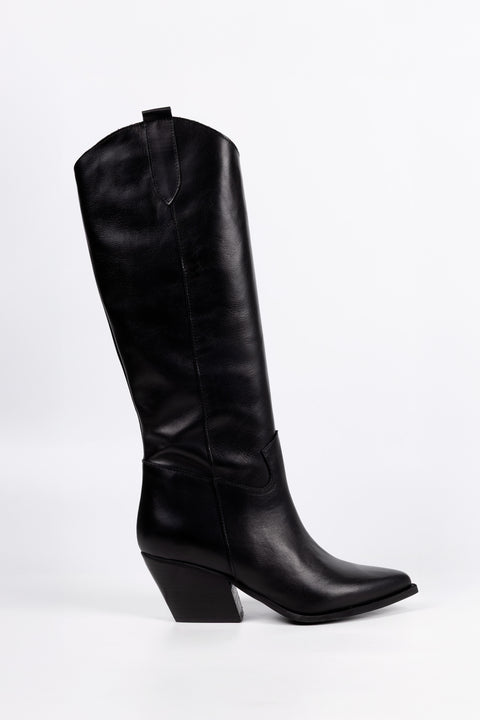 TEXANI IN PELLE NERO DOLCE VITA 101 L