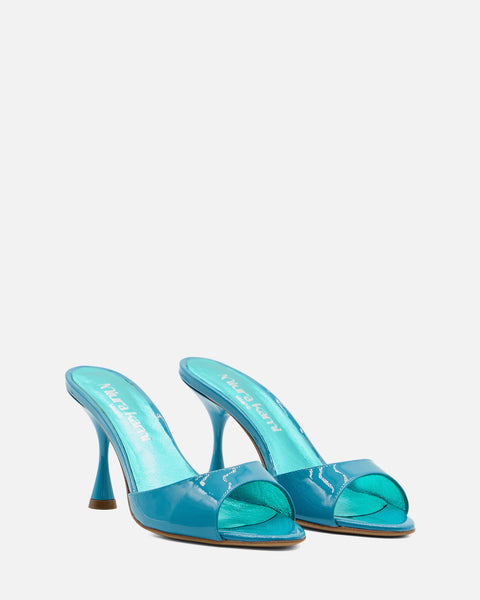 SANDALO CON TACCO IN PELLE VERNICE TIFFANY GF922